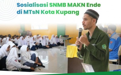 Jaring Bibit Unggul, MAKN Ende Gelar Sosialisasi SNMB di MTsN Kota Kupang